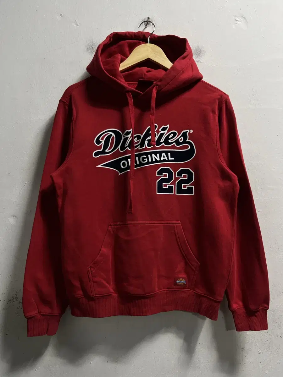 55-66 Dickies 디키즈 빅로고 빨강 스웻 후드티 정품